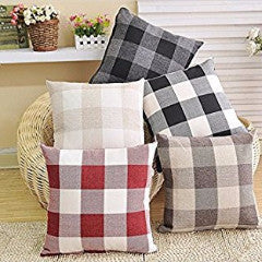 Checkered Decorator Throw Pillow