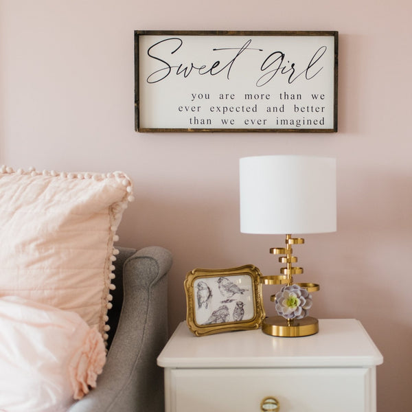 SWEET BOY/SWEET GIRL Wood Signs